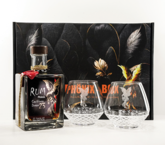Rum Geschenkebox Phönix Caribbean Dream 23 & 2 Gläser
