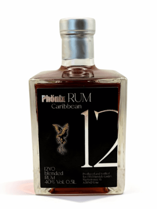 Phönix Rum Caribbean 12YO - BLACK DESIGN 40% Vol. 0,5 L