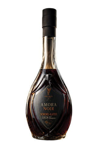 Amora Noir Likör freigestellt